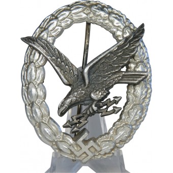 Gunner aria Luftwaffe con un fulmine, Fliegerschützenabzeichen, Assmann, D.R.G.M. Espenlaub militaria